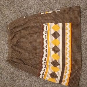 Vintage handmade a line skirt